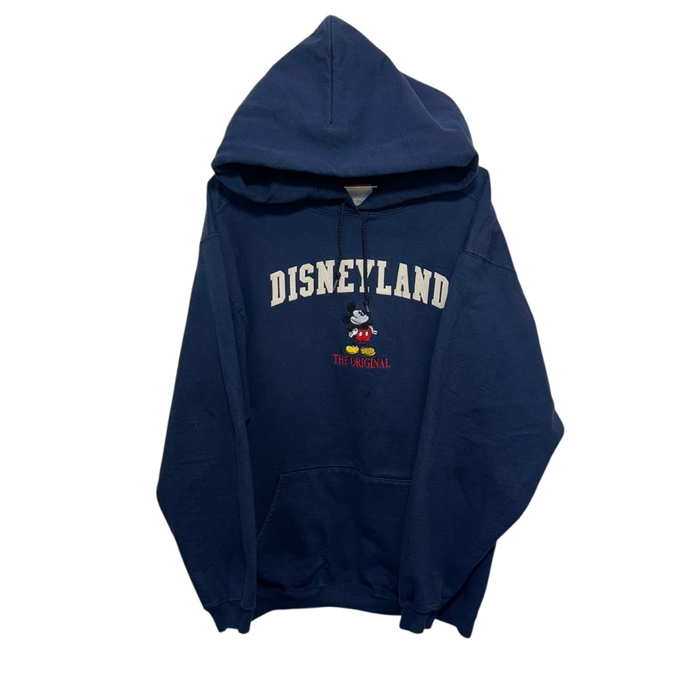 Vintage Disneyland The Original‎ Mickey Blue Hoodie, Large